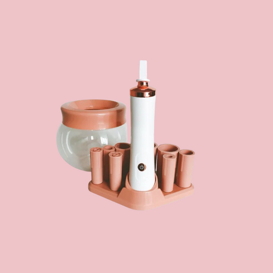 Épurateur nettoyant pour pinceau de maquillage électrique (Couleur Rose)
