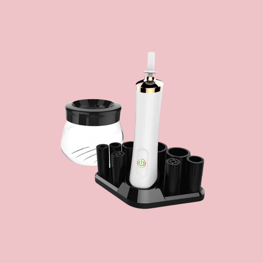 Épurateur nettoyant pour pinceau de maquillage électrique (Couleur Blanc)