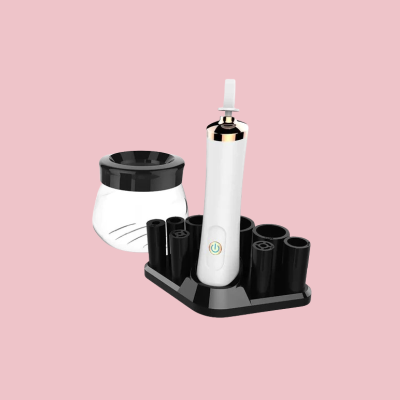 Épurateur nettoyant pour pinceau de maquillage électrique (Couleur Blanc)